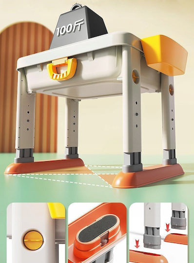 Lean Toys Τουβλάκια Τραπεζάκι 3 σε 1, για 3+ Ετών 55τμχ