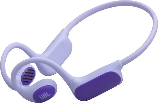 JBL Junior Free Open Ear Bluetooth Handsfree Ακουστικά με Αντοχή στον Ιδρώτα Μωβ