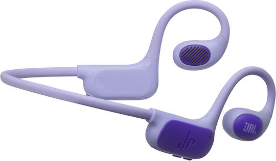 JBL Junior Free Open Ear Bluetooth Handsfree Ακουστικά με Αντοχή στον Ιδρώτα Μωβ