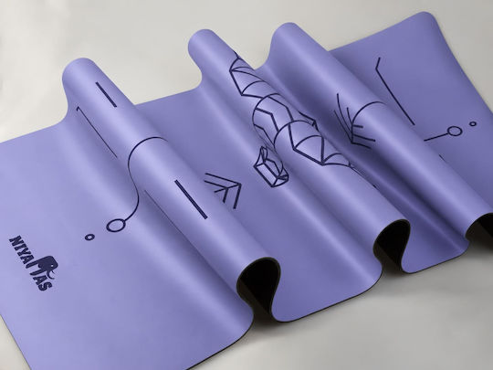 Yoga Mat Pu Pro Yoga Mat Gaja Lavender 183x68cm
