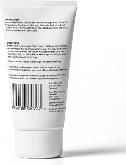 Sorry Mom Loțiune pentru Tatuaj & Vindecare 40ml