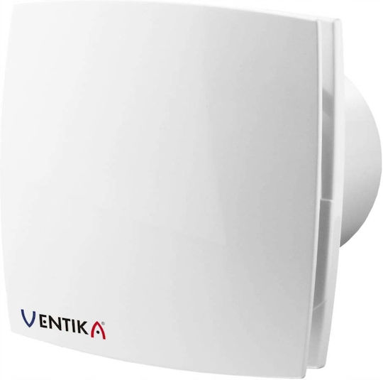 Ventika Стенен Вентилатор За Баня 100мм Бял