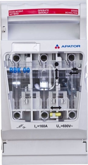 Превключвател За Изключване Apator 160a Rbk 00 W Клеми Мост 4-50mm2 63-823333-141