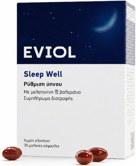 EVIOL Sleep Well Supliment pentru Somn 30 capsule moi