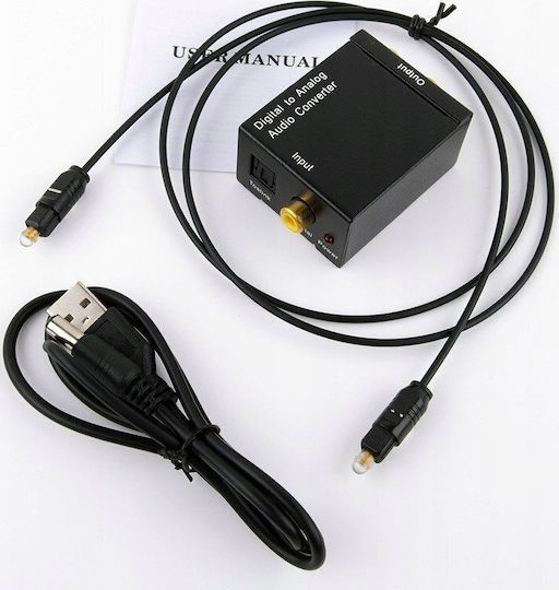 Mozos VICTOR-2 Конвертор RCA 2x женски към Toslink женски