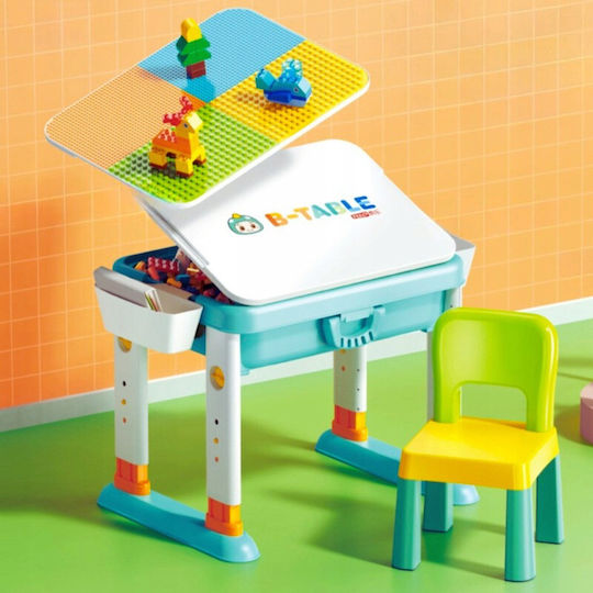 Детско масичка за рисуване от пластмаса многоцветна Lean Toys