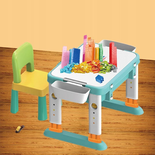 Детско масичка за рисуване от пластмаса многоцветна Lean Toys