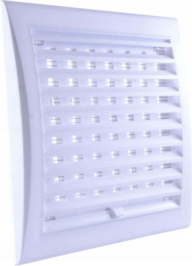 Awenta Vent Louver 16x16cm Square with Sieve