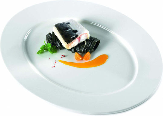Rak Porcelain Fine Dine Servierplatte Untiefe aus Porzellan Weiß mit Durchmesser 29cm Rak Porcelain Fine Dine Servierplatte Untiefe aus Porzellan Weiß mit Durchmesser 29cm