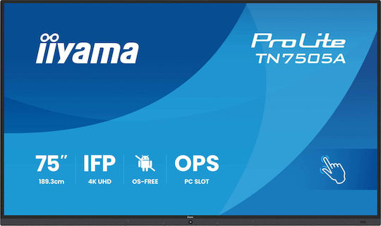 Iiyama TN7505A-B1AG Public Display 74.5" 4K UHD