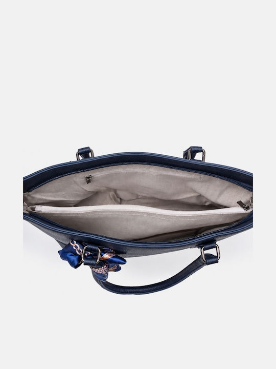 Fabric Women's Shoulder Crossbody Bag Navy Blue
