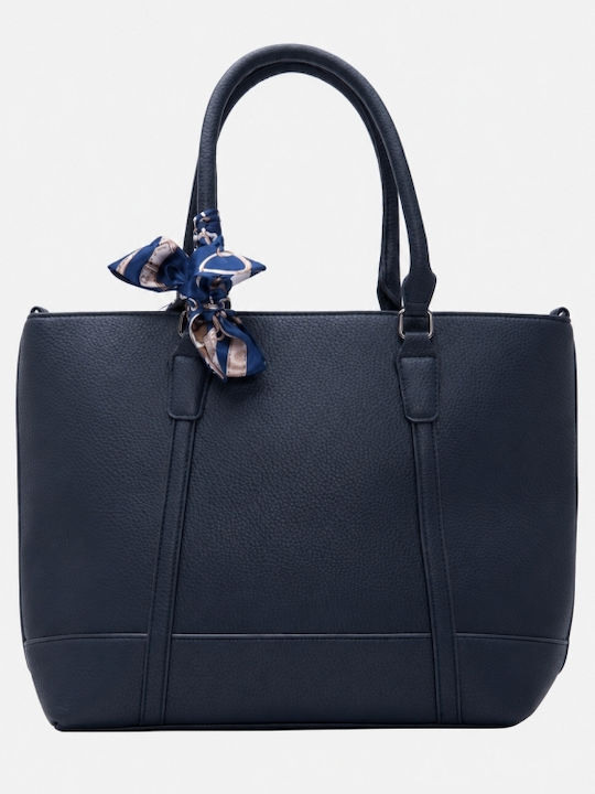 Fabric Women's Shoulder Crossbody Bag Navy Blue
