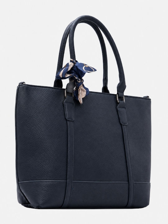 Fabric Women's Shoulder Crossbody Bag Navy Blue