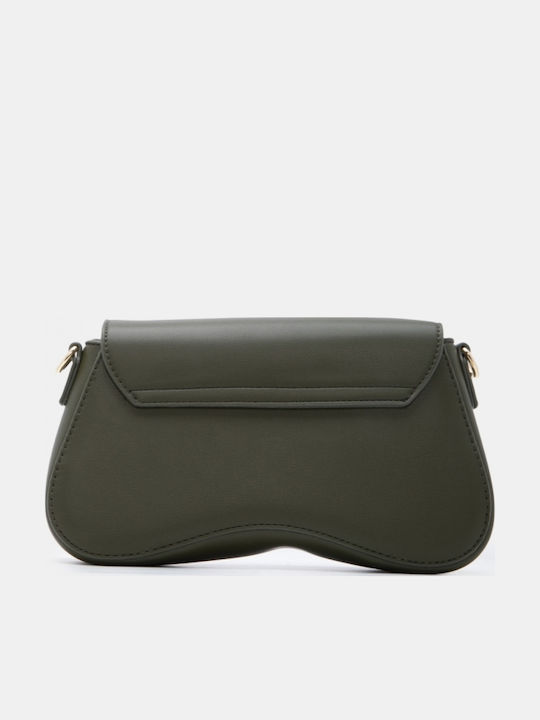 Fabric Women's Shoulder Bag Khaki