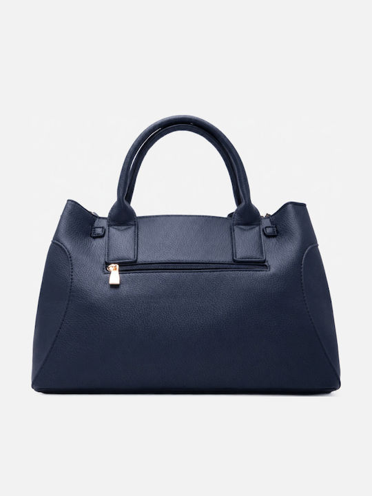 Fabric Women's Handbag Crossbody Navy Blue