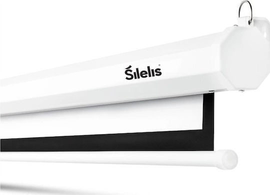 Silelis Electric Projection Screen Projector Ceiling 4:3 / 100"
