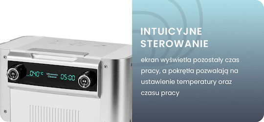 Activeshop Ултразвуков почистващ уред 6lt с цифров таймер