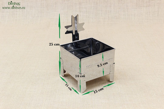 Einfache Oder Sand Wasser Kerzenhalter Quadratisch Rostfrei