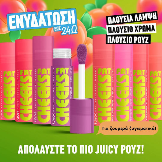 NYX Professional Makeup Cheeks Lichid Fard Obraz 2 Fig Fizz 8gr 8ml