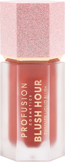 Profusion Cosmetics Shimmer Hour Liquid Ρουζ Berry Mimosa 6ml