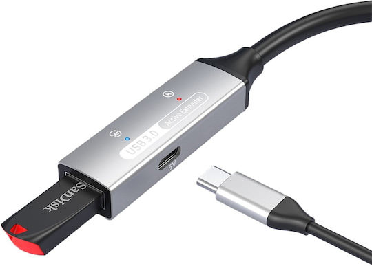 PremiumCord USB 3.2 Kabel USB-A-Stecker - USB-A-Buchse Schwarz 5m