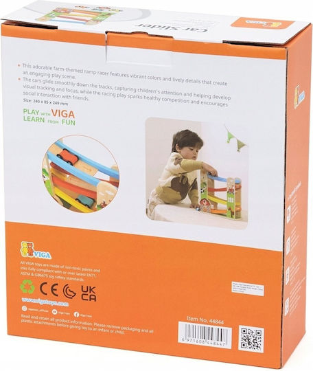 Viga Toys Viga Toys Car Slide Farm Auto