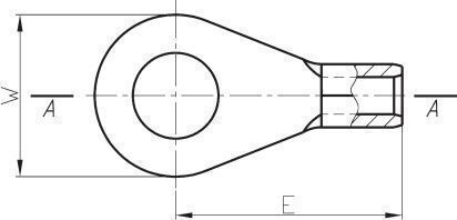 Ergom Electrical Terminal Ring Copper E09KO-01010104500