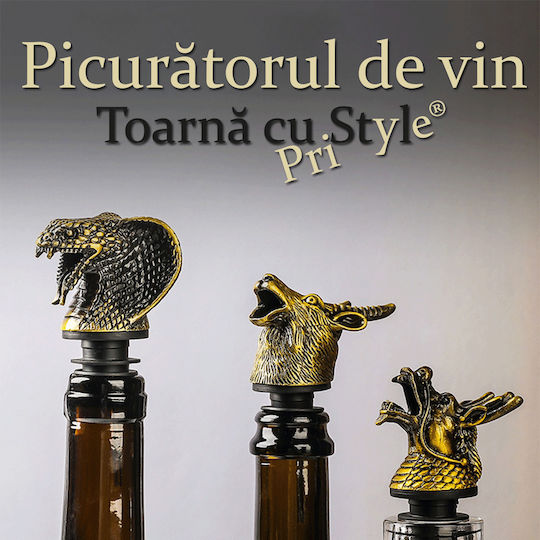 Capac De Scurgere Pentru Sticle Flow Caps Auriu