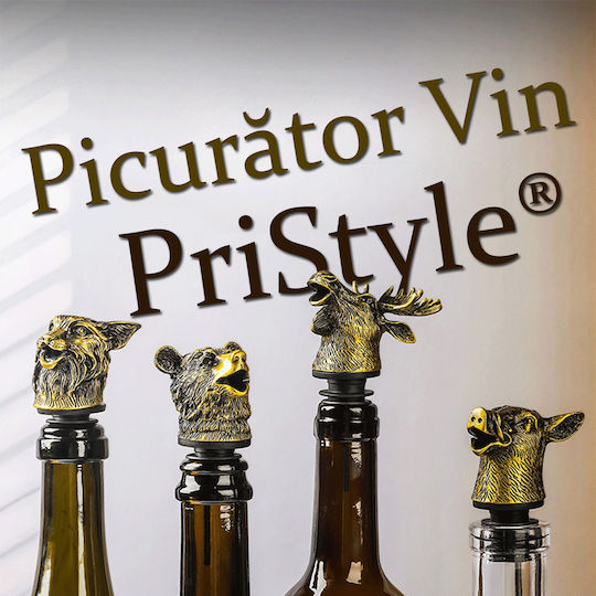 Capac Metalic De Scurgere Pentru Sticle De Vin Auriu