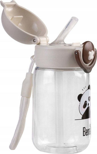 Ion8 Kids Water Bottle Made of Tritan Plastic with Straw Panda 360ml