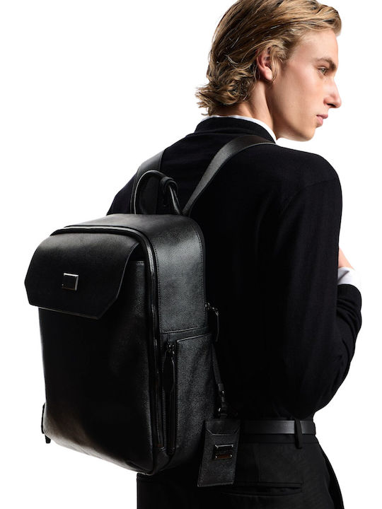 Leather Men's Shoulder / Crossbody Bag Black