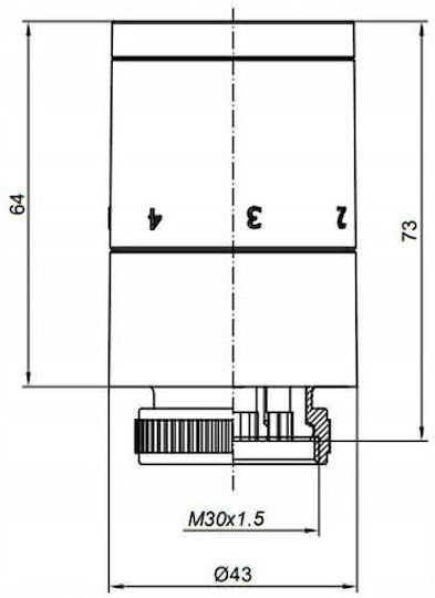 Vario Term Econ* Thermostat Set Gerade Weiß Quadratische Rosetten Kopf Pony Gz ½″ X Gw ½″