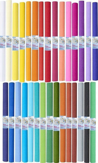 Top-2000 Blumen Karton 50x200cm Blau