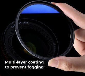 K&F Concept UV Филтър с Диаметър 62mm с HMC Покритие (Multi-Coated) за Фотографски Обективи