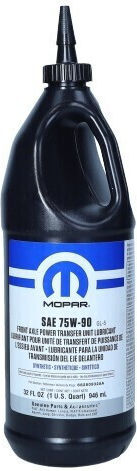 Масло Mopar 75w90 946мл Диференциали Chrysler Jeep Dodge Ram 68280932aa