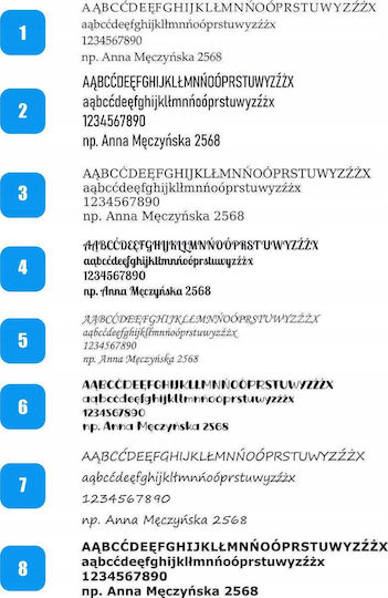 Trodat Printy 4912 Rectangular Self-Inking Number Stamp (with Elements) and Black Ink