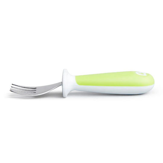 Munchkin Baby Spoon & Fork Set Raise Toddler Fork for 12+ Months Green 2 Pieces