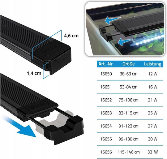 Fluval Led лампа за осветление на аквариума 30W