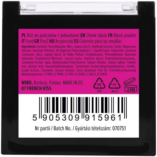 Wibo Cheek To Cheek Blusher Руж 7 French Kiss 3.5гр