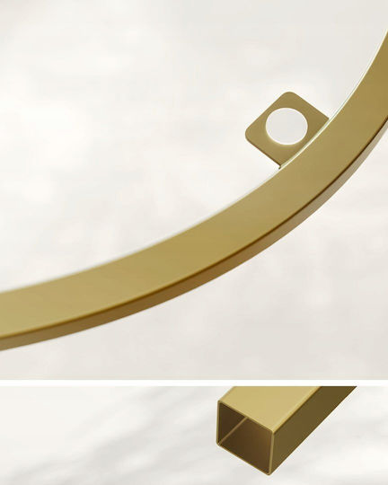 Bücherregal Gold 28x28x158cm