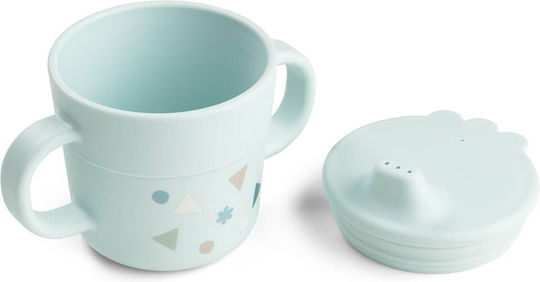 Done by Deer Feeding Set from Plastic with Anti-Slip Base Blue 3 Pieces