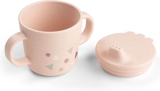 Done by Deer Silicone Feeding Set with Anti-Slip Base Pink 3 Pieces