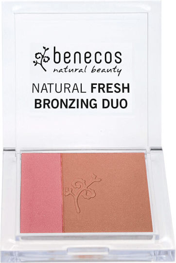 Benecos Natural Fresh Bronzing Duo Ibiza Nights Παλέτα με Ρουζ 8gr