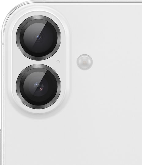 Zanaé Protector pentru Camera Mobilă Iphone 17 Inel din Aluminiu Ranforsat Negru Transparent