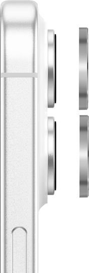 Zanaé Camera Lens Protector Iphone 17 Reinforced Aluminium Ring Silver