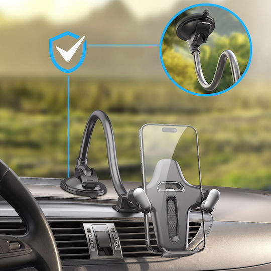 Avizar Handyhalterung Auto Smartphone Auf Armaturenbrett 360° Drehbar Schwarz