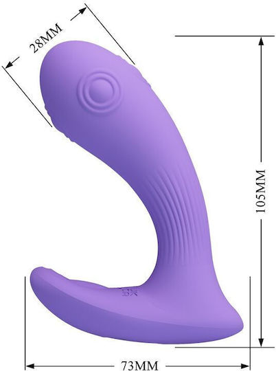 Pretty Love Double Vibrator Purple