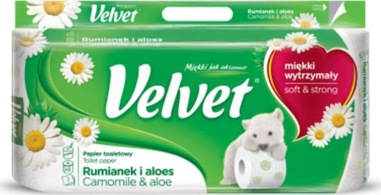 Velvet Hârtie igienică 8 Role 3 Foi 8 Pachete