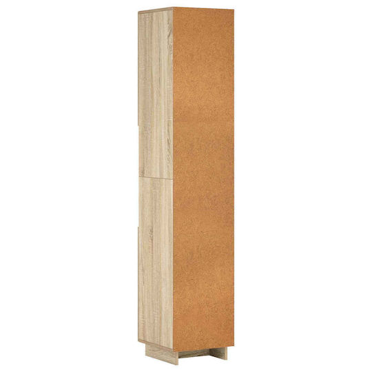 vidaXL Badezimmer-Säulenschrank Ντουλάπι Boden Säule M36.5xB38xHöhe 180cm Sonoma