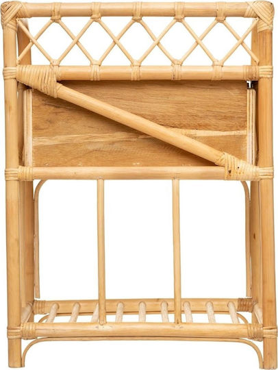 Нощно шкафче Дървено Кафяво 40x35x50cm